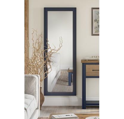 Splash of Blue - Extra Long Wall Mirror